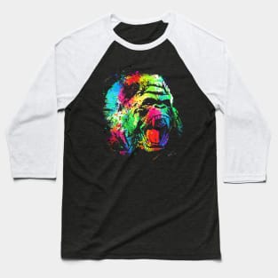 Technicolor Gorilla Baseball T-Shirt